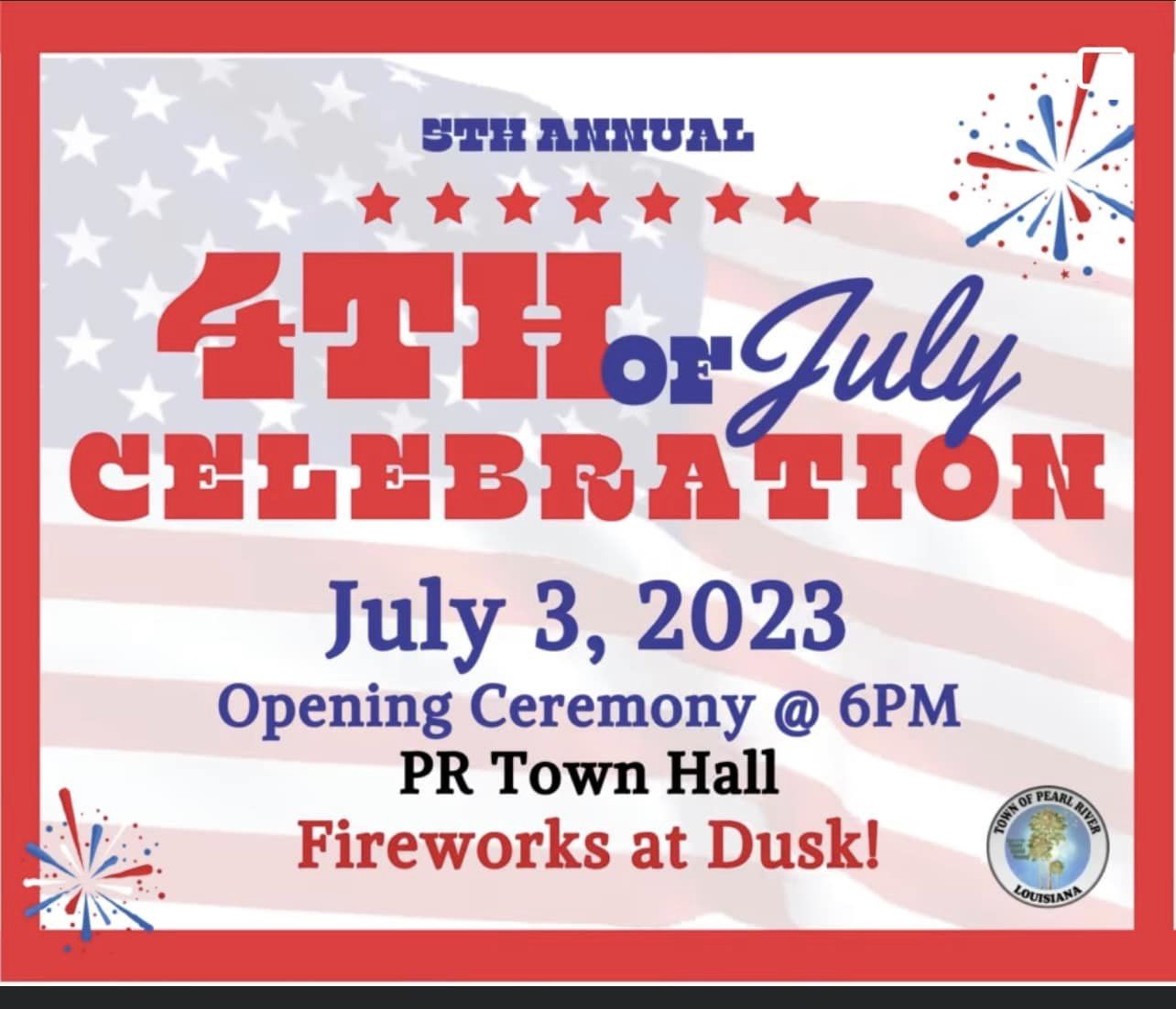 4th of July Celebration - 2023 - Pearl River, Louisiana