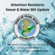 Attention Residents Sewer and Water Bill Update