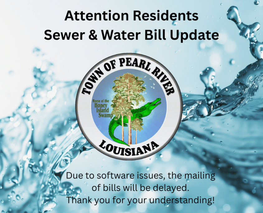 Attention Residents Sewer and Water Bill Update