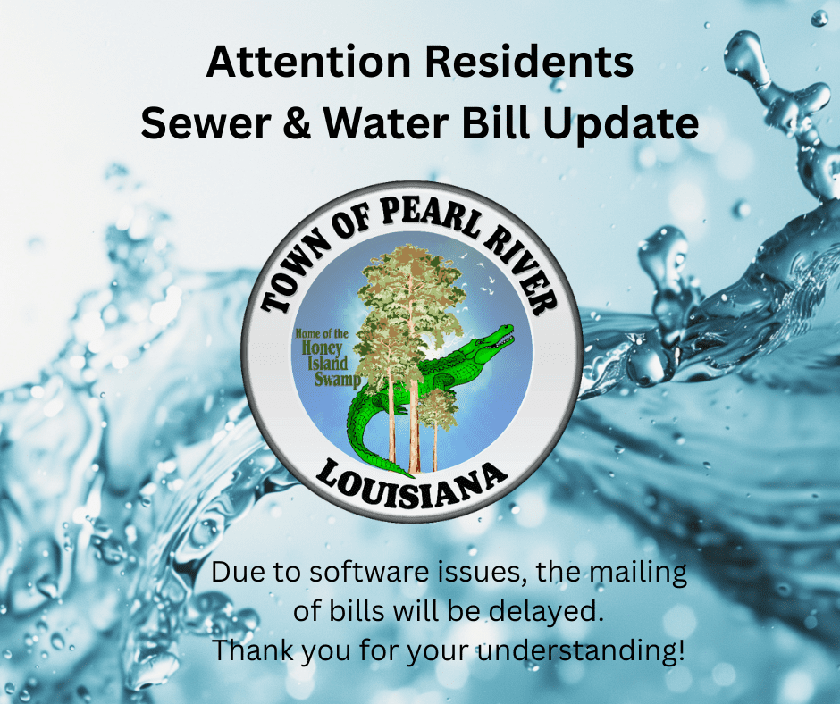 Attention Residents Sewer and Water Bill Update