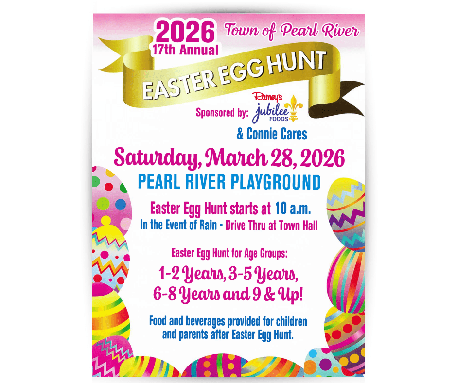 17th Annual Easter Egg Hunt - Town of Pearl River - March 28, 2026